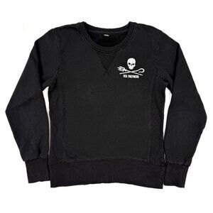 Sea Shepherd Womens Jolly Roger Sweatshirt Size S Ocean Marine 40th Anniversary